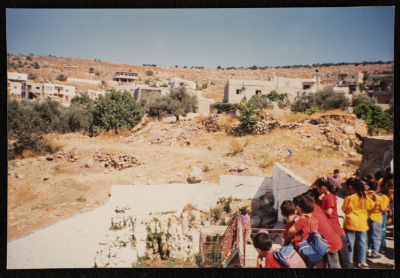 Students Participating in a Summer Camp on a Trip to Wadi Fukin
