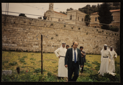 Musa Sanad with Others at Artas Valley 