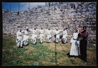 The Heritage Revival Squad at the Tower of David in Artas 