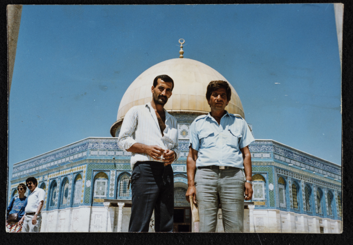 Musa Sanad and Muhammad Dawud ʿudeh at al-Aqsa Mosque