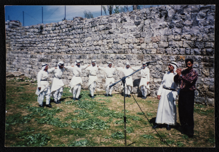 The Heritage Revival Squad at the Tower of David in Artas 