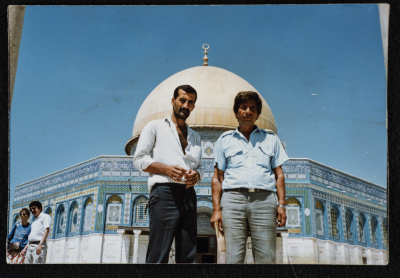 Musa Sanad and Muhammad Dawud ʿudeh at al-Aqsa Mosque