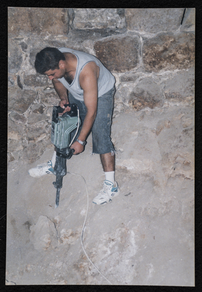 Ramy az-Zaghary Volunteering to Assist with the Renovation of the Artas Folklore Centre 