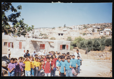 Students Participating in a Summer Camp on a Trip to Wadi Fukin
