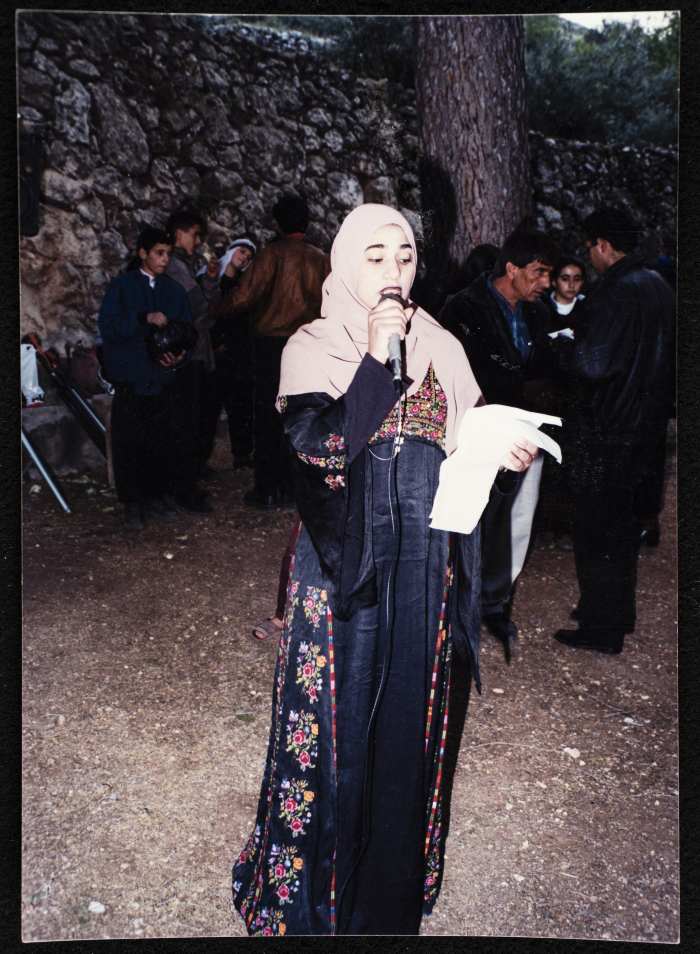 Samaher ar-Rumy, the Artas Lettuce Festival Compère 