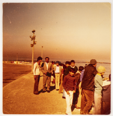Musa Sanad on the Jaffa Sea Corniche