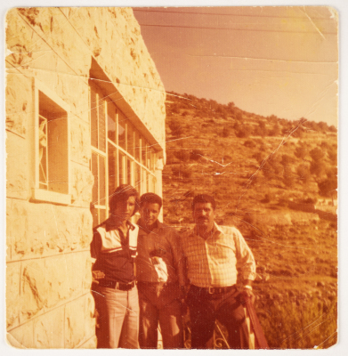 Musa Sanad with his Brothers Ahmad and Khalil 