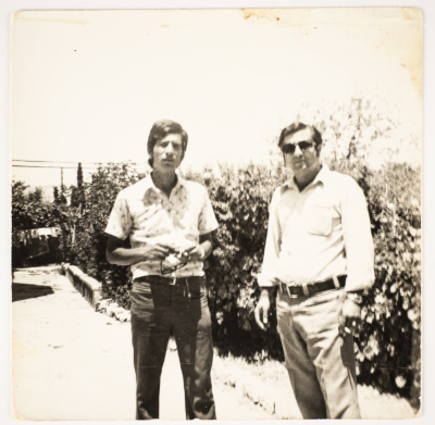 Musa Sanad with his Friend Walid an-Natsheh 