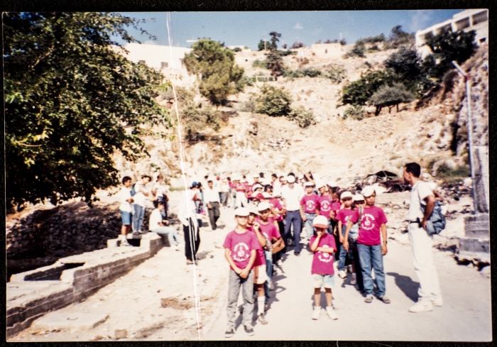 Children at a Summer Camp Near a Spring in Artas 
