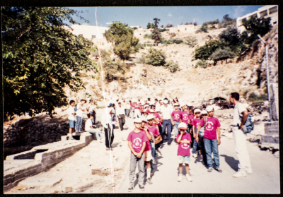 Children at a Summer Camp Near a Spring in Artas 