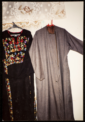 Traditional Male and Female Palestinian Clothing 