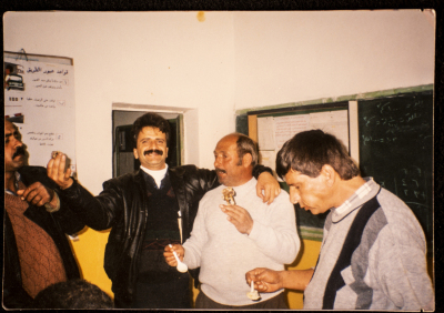 Musa Sanad with His Friends