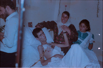 عائلة ابو عكر في زيارة لمحمد أبو عكر في المقاصد