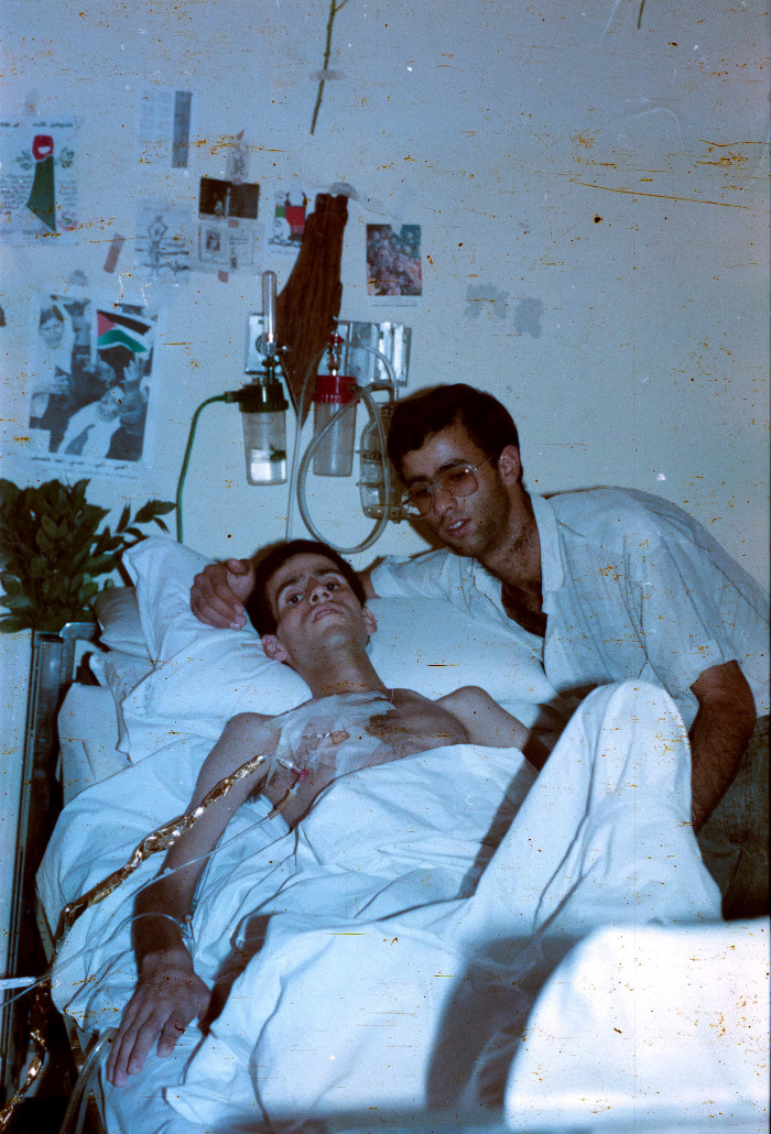 Muhammad and Raʾfat abu Aker at Makassed Hospital 