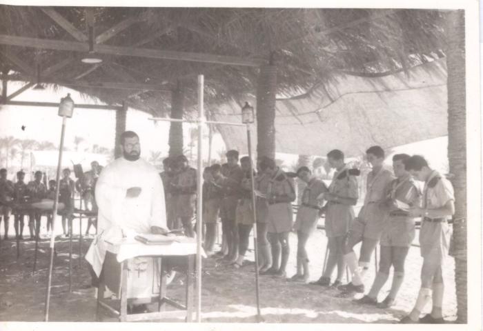 A Photograph of a Sareyyet Ramallah Scout Camp
