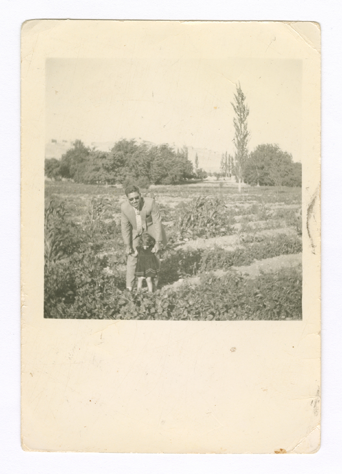A Man and a Child from Ms. Hadya Maṣri's Family 