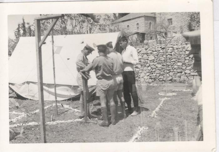 A Photograph of a Sareyyet Ramallah Scout Camp
