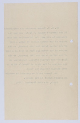 "The Israeli Ships Right to Pass Through the Canal", a Letter from Elyas Kusa to the US Consul in Palestine, 1956
