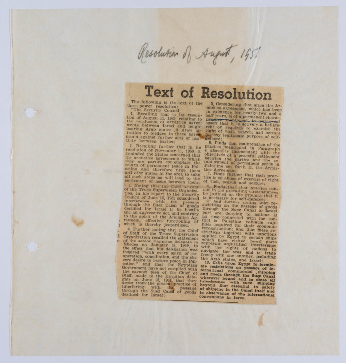 A Newspaper Clipping, 