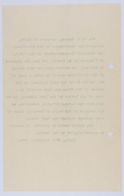 "The Israeli Ships Right to Pass Through the Canal", a Letter from Elyas Kusa to the Minister of Yugoslavia in Palestine, 1956

