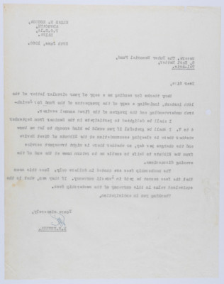 "Participating in a Seminar", a Letter from Elyas Kusa to the Buber Memorial Fund for Jewish-Arab Understanding, 1966