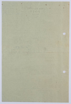 "Received and Taken into Consideration", a Letter from the Editor of The Jerusalem Post to Elyas Kusa, 1947