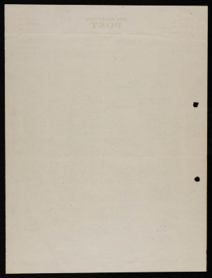 A Formal Letter by the Editor of the Jerusalem Post to Ilyas Kusa, July 1949