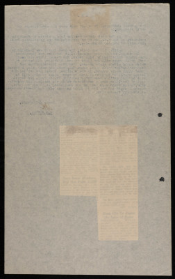 "Arab Intentions", a Newspaper Clipping from the Jerusalem Post, October 1951