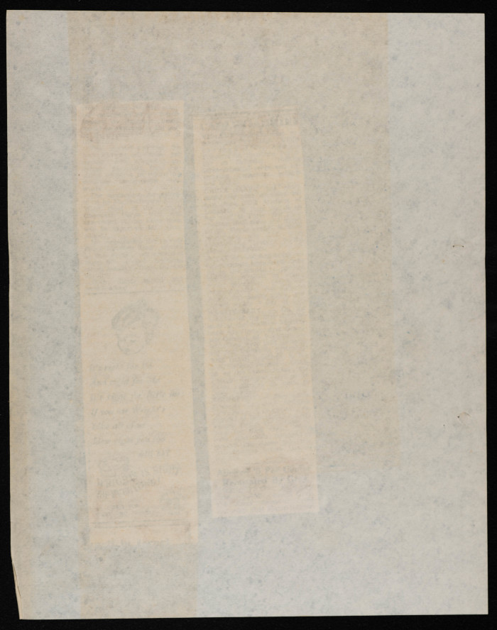 A Leader, a Newspaper Clipping from the Jerusalem Post, July 1949
