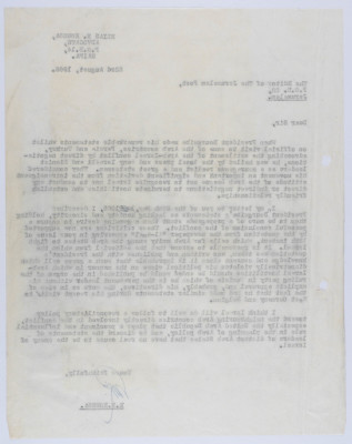 "The Bourguiba Initiative for Peace", a Letter by Elyas Kusa to the Editor of the Jerusalem Post, August 1965