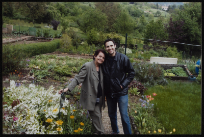 A Photograph of Samya Bamya with Her Son Majed Bamya in France, 2005