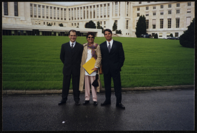 Samya Bamya at the United Nations Office at Geneva