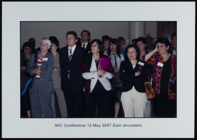 IWC Conference for a Just Sustainable Palestinian-Israeli Peace, Jerusalem, 2007