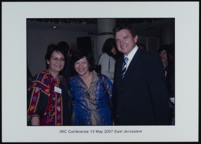 IWC Conference for a Just Sustainable Palestinian-Israeli Peace, Jerusalem, 2007