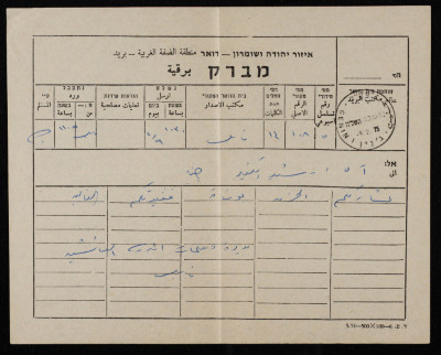 A Telegram of Sympathy to Saʿadeh Irshid Upon his Mother