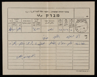 A Telegram of Sympathy to Saʿadeh Irshid Upon his Mother