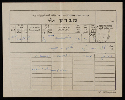 A Telegram of Sympathy to Saʿadeh Irshid Upon his Mother