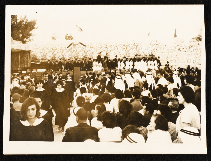 The First High School Cohort Graduates Birzeit College 