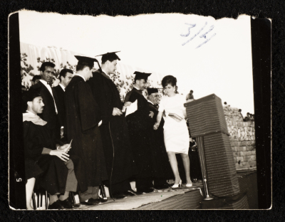 Georgette Khury Graduates Birzeit College in the 1960s
