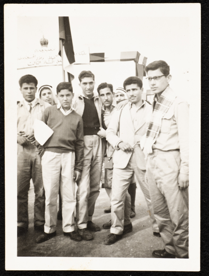 Naṣry Khury with Students and Teachers 
