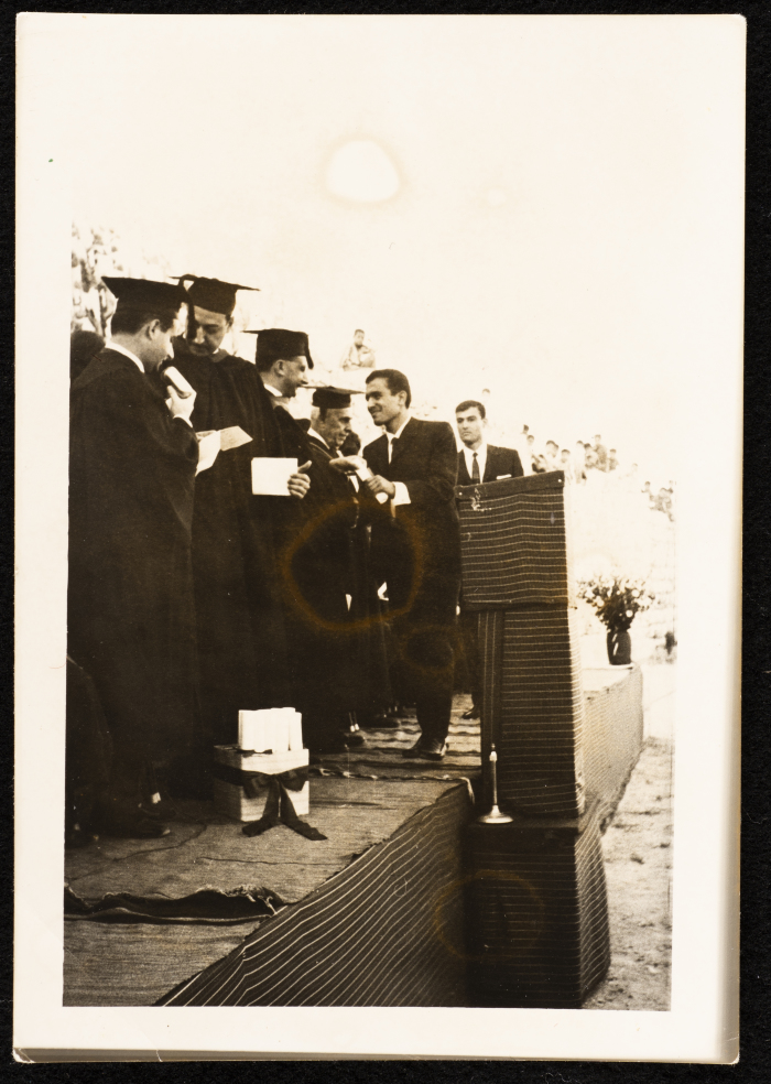 Fahim Qissias's Graduation from Birzeit College