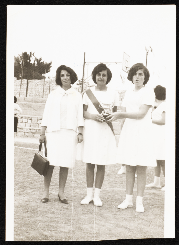 The Birzeit School Women Team After a Match 