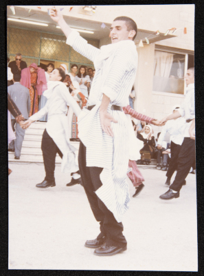 Hannouneh Troupe Performing in the Yard of the Arab Model Schools in Amman

