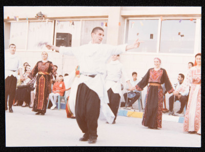 Hannouneh Troupe Performing in the Yard of the Arab Model Schools in Amman
