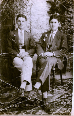 Photograph of Adel Aweidah with a Colleague, 1920-39