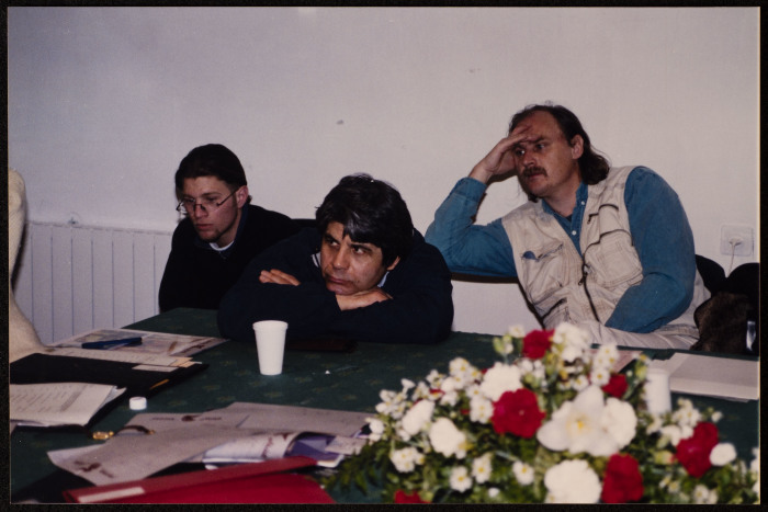 صورة من مؤتمر مسرح عشتار بشأن مناهج تعليم المسرح، 1998<br />