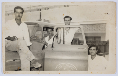 ʿabdel-Latif Hiwwari and ʿabdallah ʿazem with their Colleagues in Kuwait 
