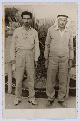 ʿabdel-ʿaziz Hiwwari with His Cousin ʿabdel-Latif Hiwwari During their Work in Kuwait 
