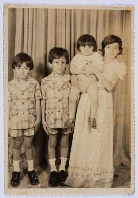 Suhad, Midhat, and Waddah al-Haj from Sebastia 