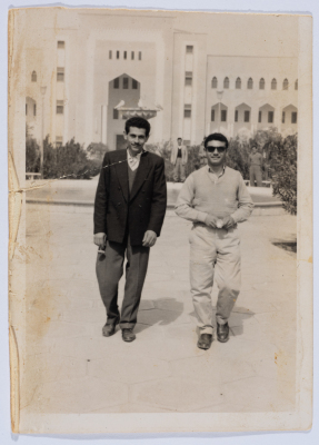 ʿabdel-Karim Bahlaq with Another Man from Sebastia During their Work in Kuwait 